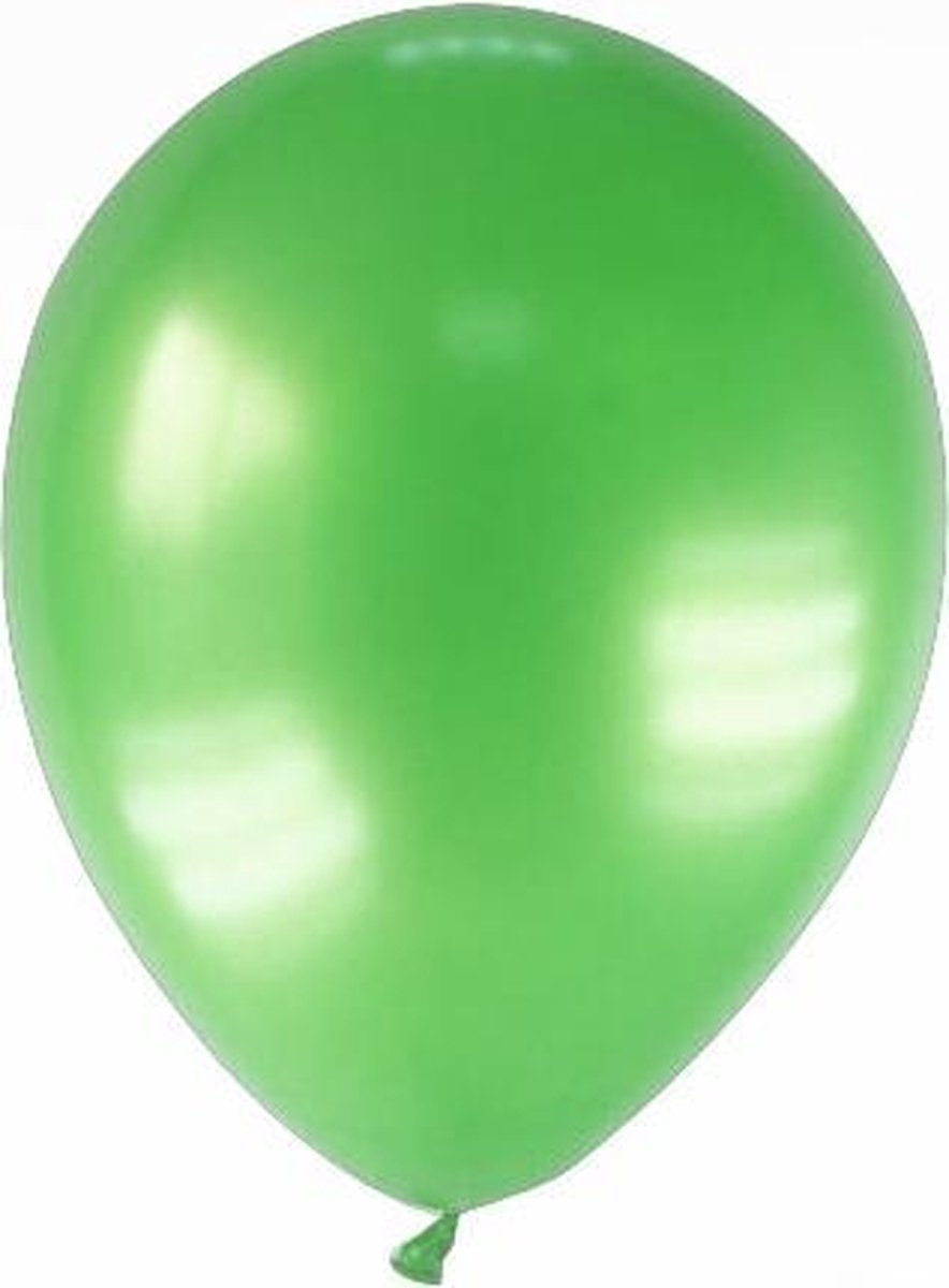 GLOBOLANDIA - 12 gemetalliseerde groene ballonnen - Decoratie > Ballonnen